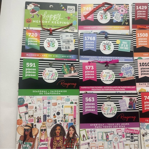 Happy Planner Sticker Books. 17 books including 2 jumbo packs - Picture 2 of 4